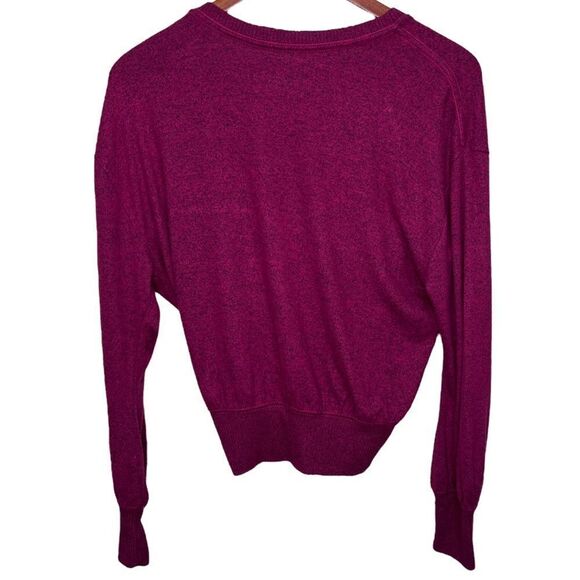 ANTHROPOLOGIE Lightweight Red Faux Wrap Size S - Picture 4 of 10